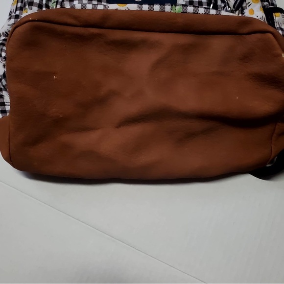 JanSport Daisy Mae Cool Student 17.5" Backpack Flower Gingham Laptop Pocket NEW - Picture 9 of 11